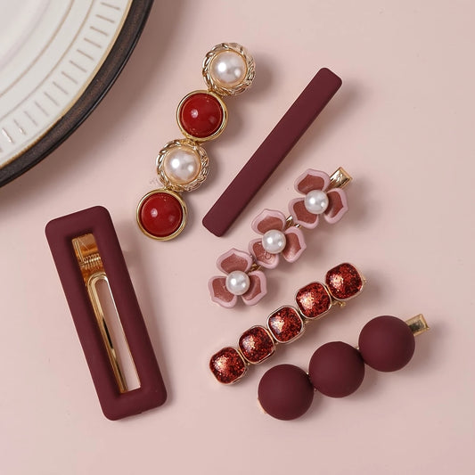 Gilded Wine Hairpins