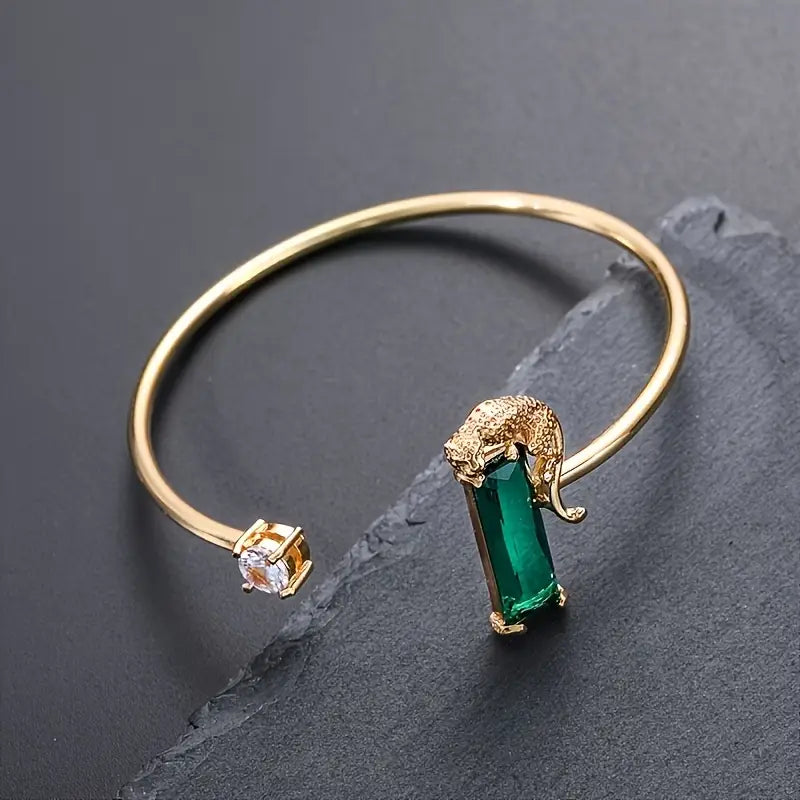 Leopard Cuff Bangle