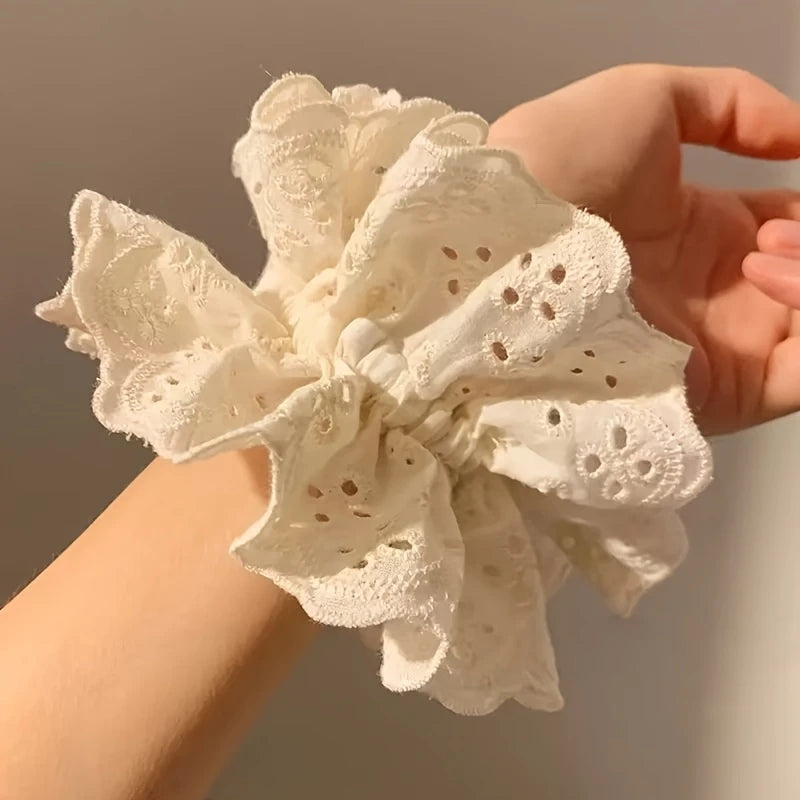Vintage Lace Scrunchies