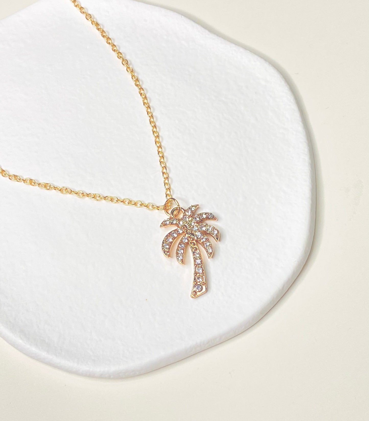 Tropical Palm Tree Pendant