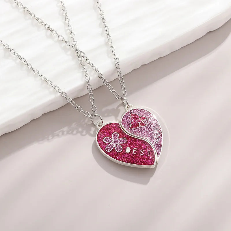 Glitter Best Friend Necklace