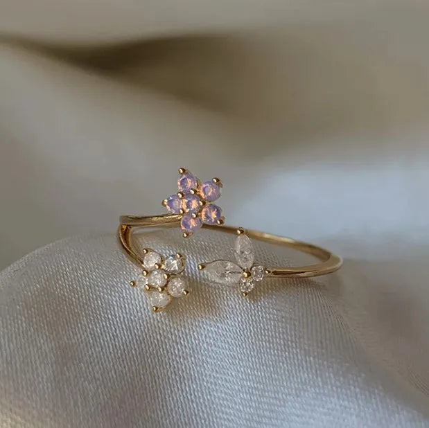 Veloura Butterfly Open Ring