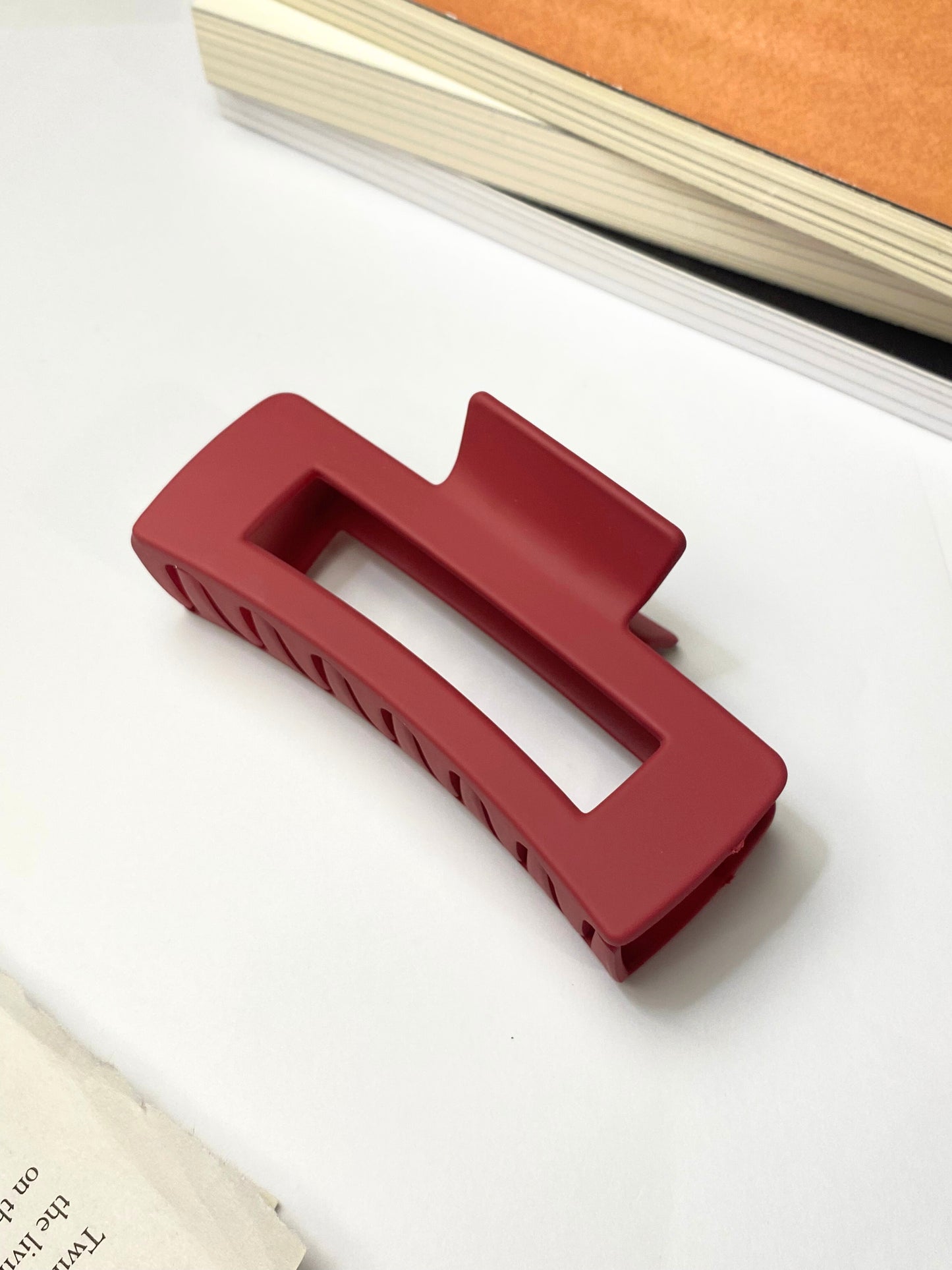 Large Square Frosted Claw (10.5cm)