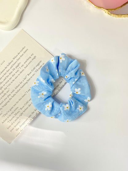 Daisy Cotton Scrunchies