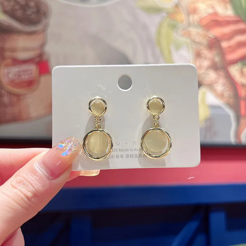 Round Tassel Earrings