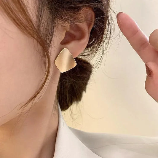 Gold Plate Ear-studs