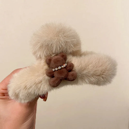 Brown Bear Plush Claw