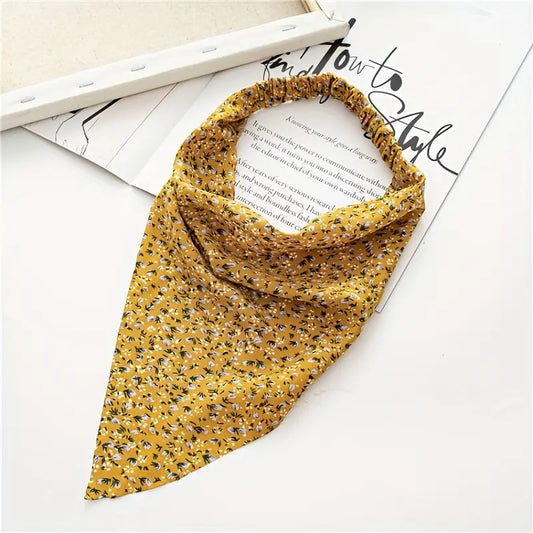 Floral Boho Hairscarf