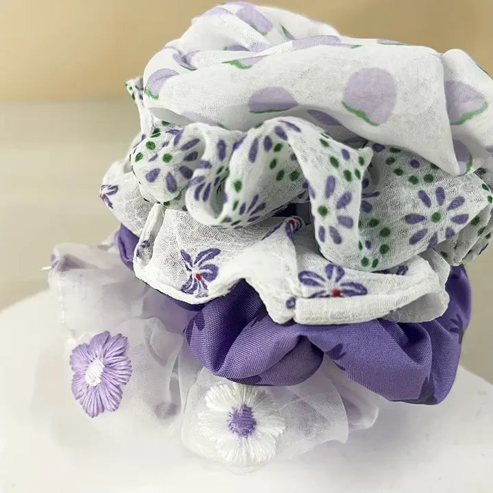Spring Scrunchies Set