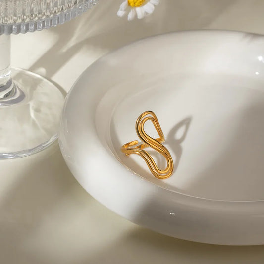 Golden Spiral Ring