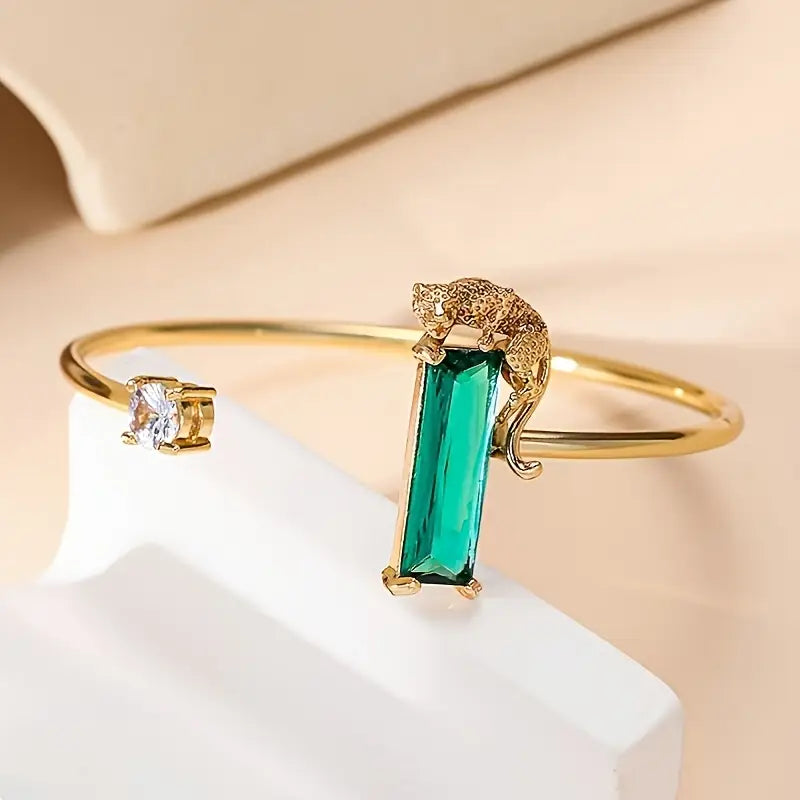 Leopard Cuff Bangle