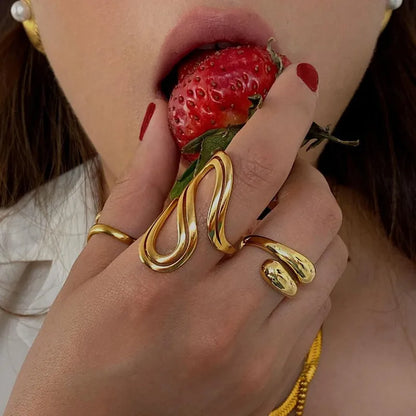 Golden Spiral Ring