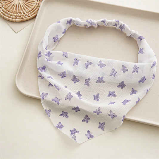 Purple Butterfly Scarf