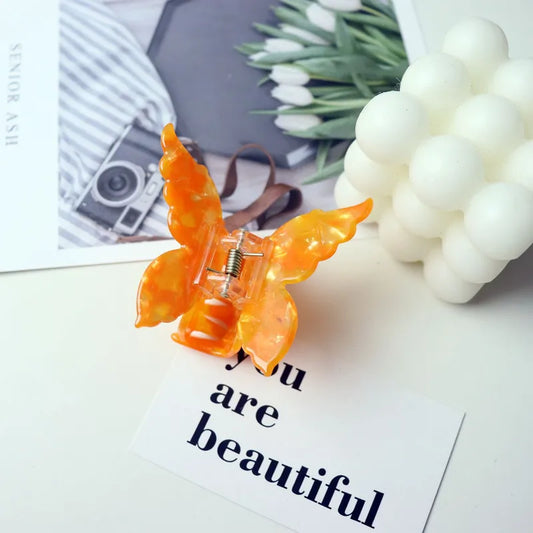 Coral Orange Butterfly Claw