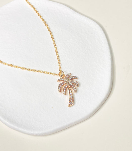 Tropical Palm Tree Pendant