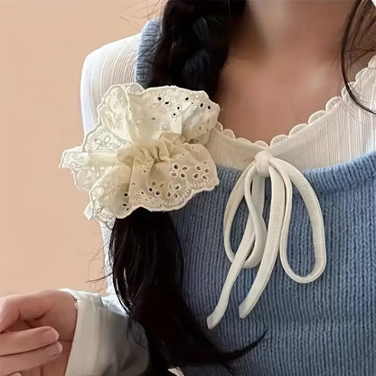 Vintage Lace Scrunchies