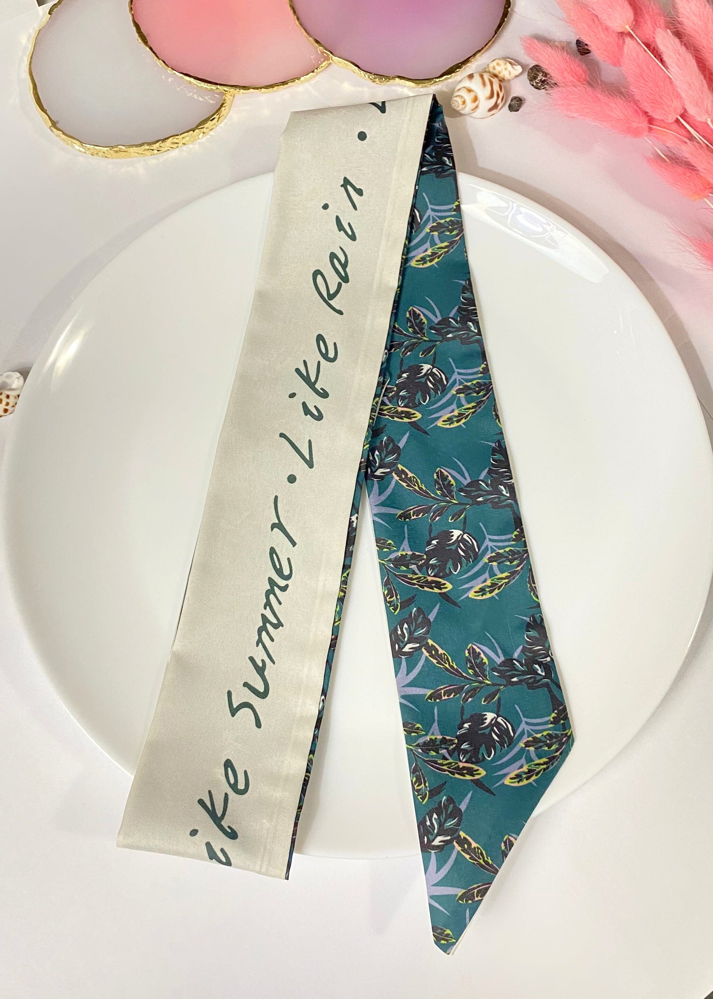 Green Forest Hair Tie