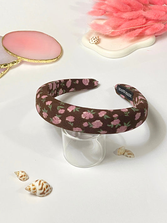 Coffee Floral Headband