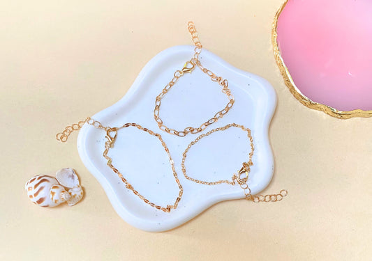 Evergreen Golden Bracelets Set
