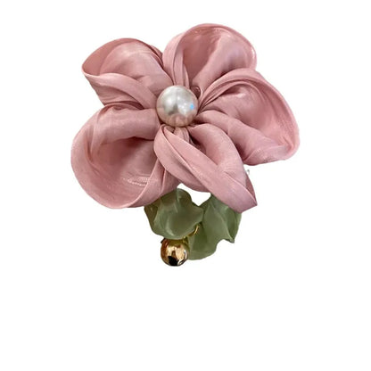 Desire Pearl Flower Hair Tie