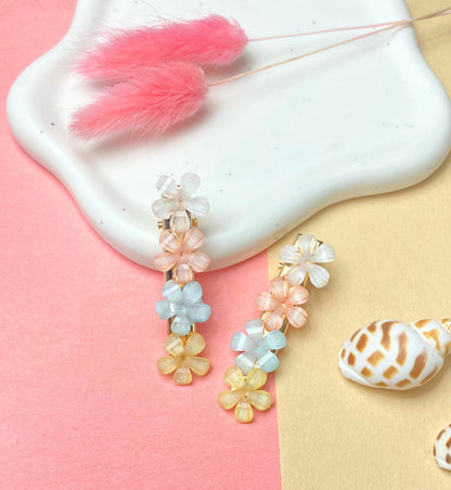Crystals Daisy Hairpins