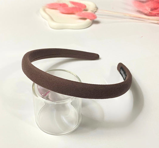 Dark Brown Vintage Headband