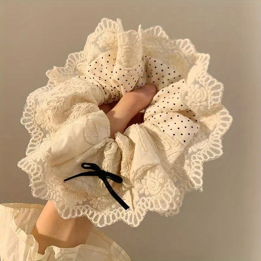 Polka Dot Scrunchie