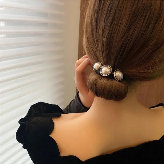 Round Pearl Hairtie