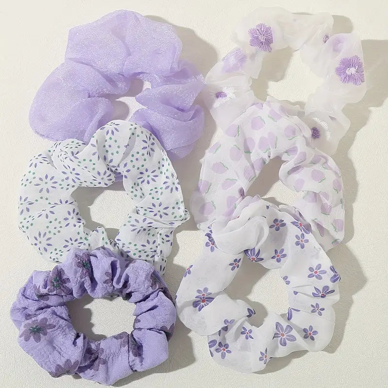 Purple Trouble Scrunchies