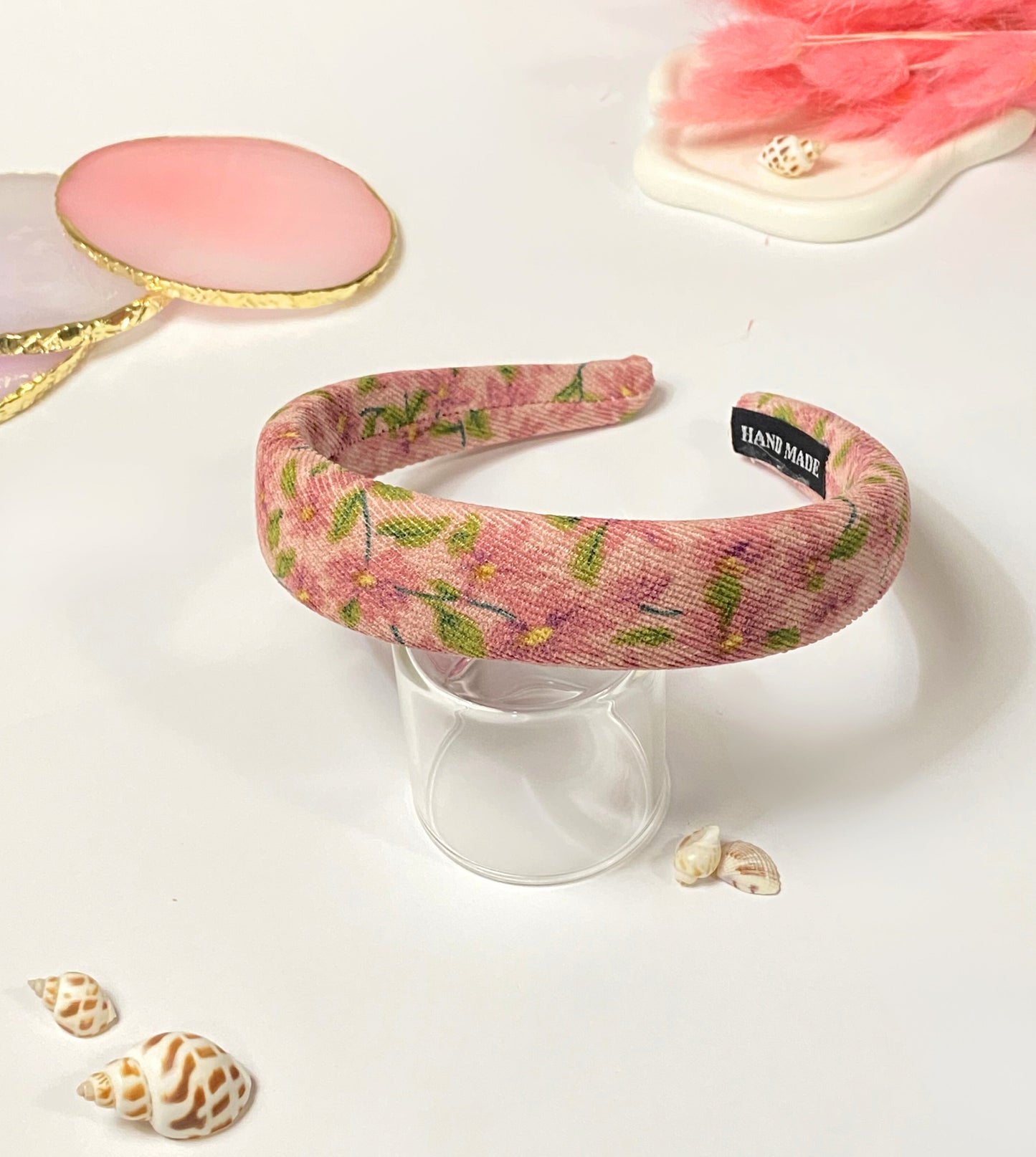 Pink Daisy Headband
