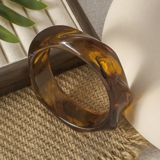 Resin Coffee Bangle