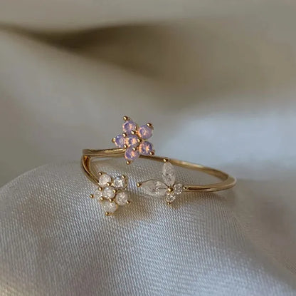 Veloura Butterfly Open Ring