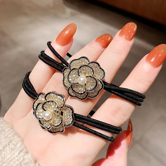 Black Rose Hairtie