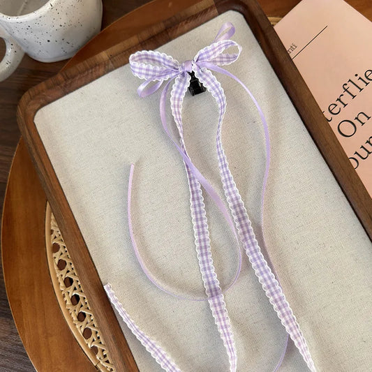 Bow Knot Cloth Hair Clip