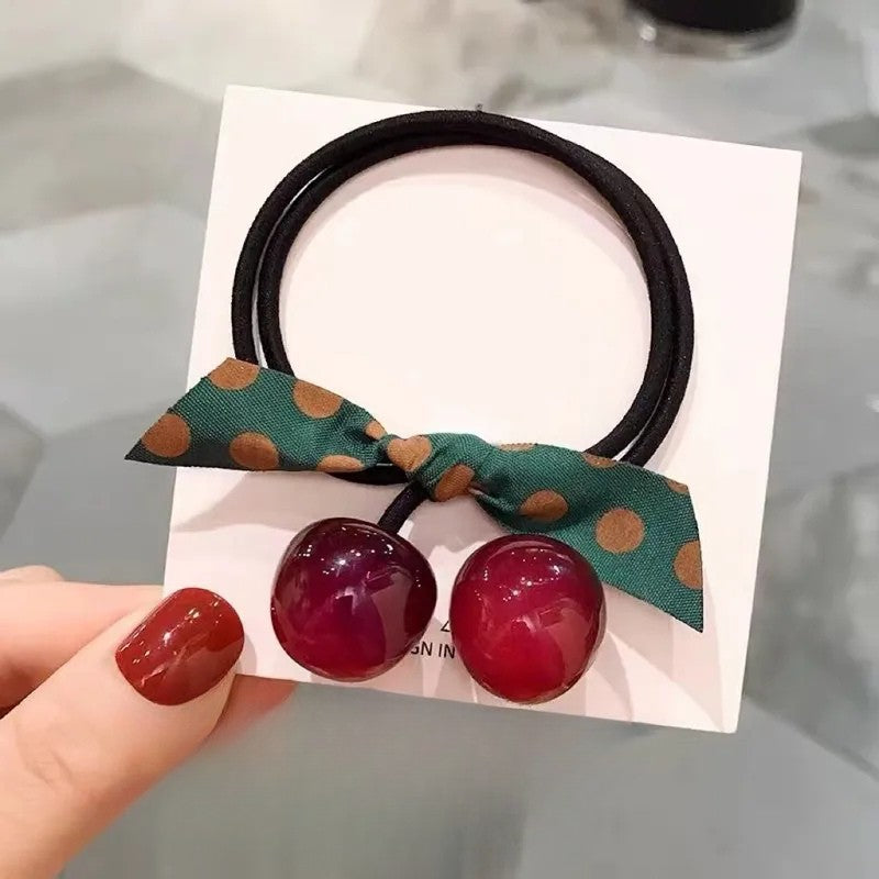 Cherry Hair Tie