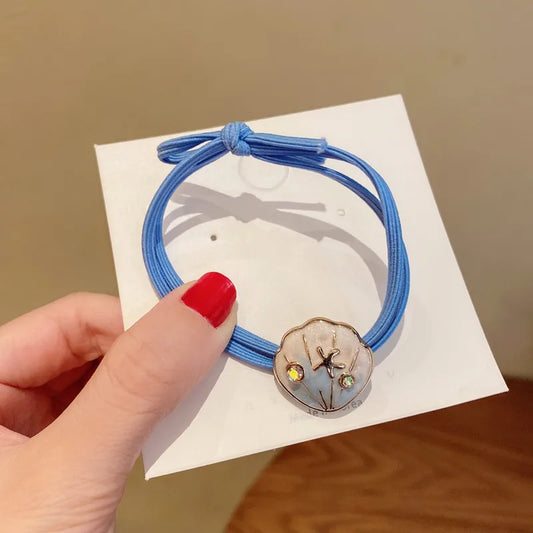 Blue Shell Hairtie