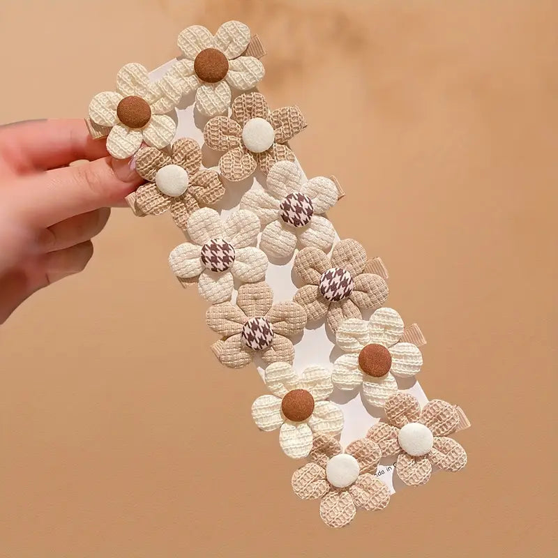 Flower Hair Clips