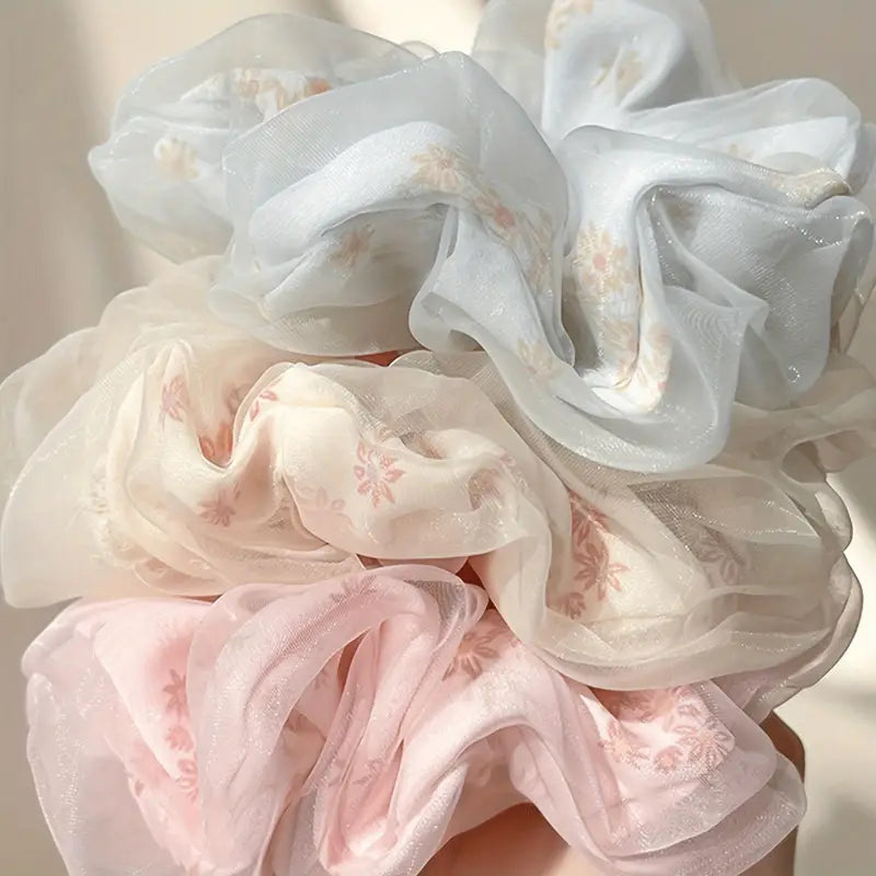 Sweet Mesh Scrunchies