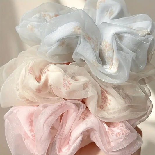 Sweet Mesh Scrunchies