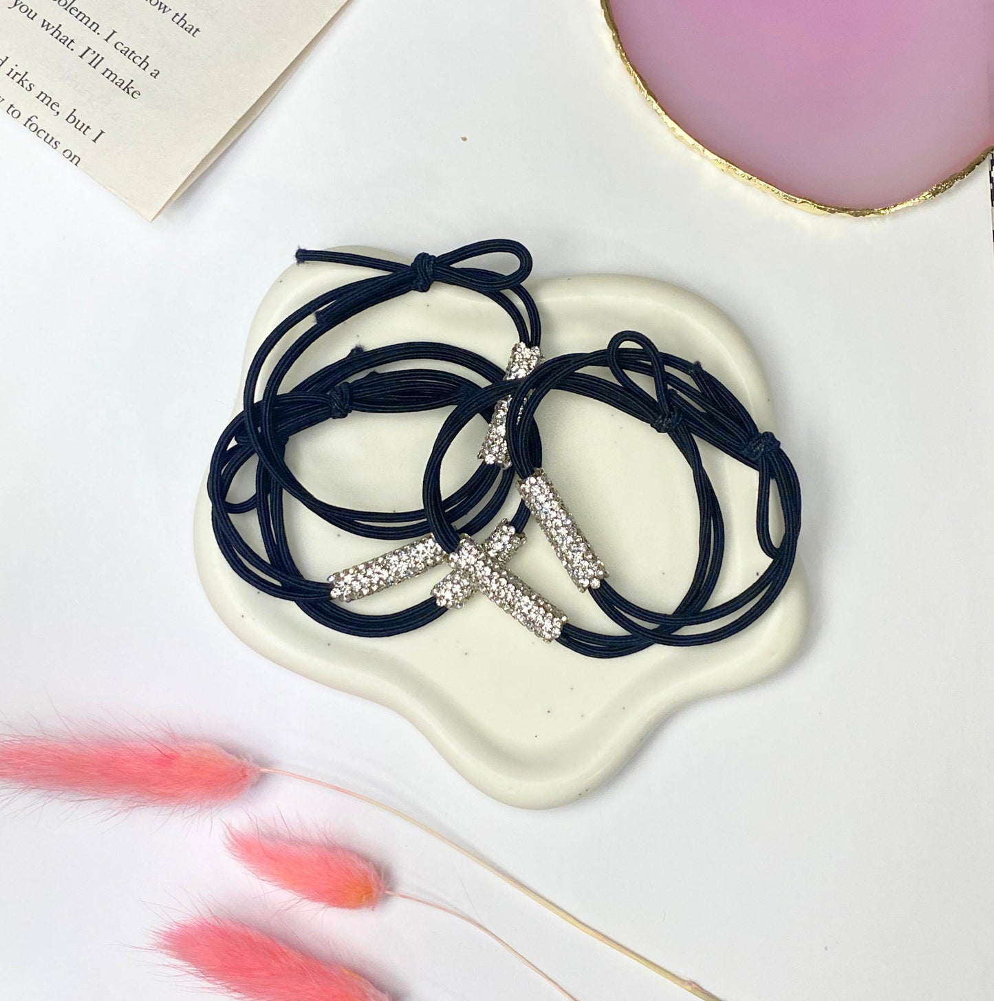 Rhinestones Hairtie