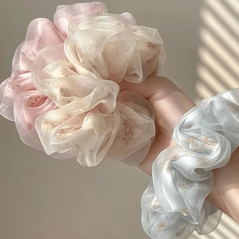 Sweet Mesh Scrunchies
