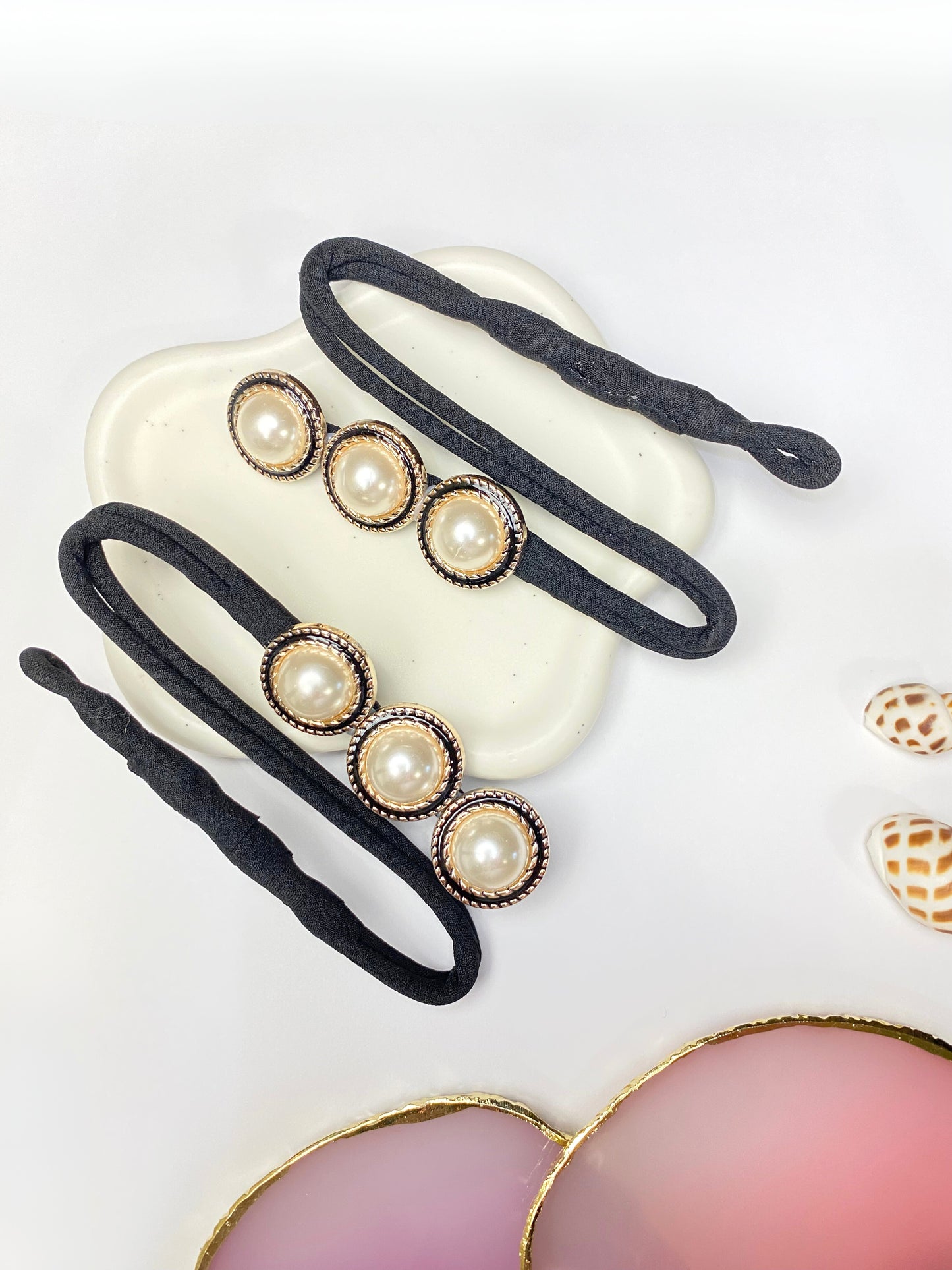 Round Pearl Hairtie