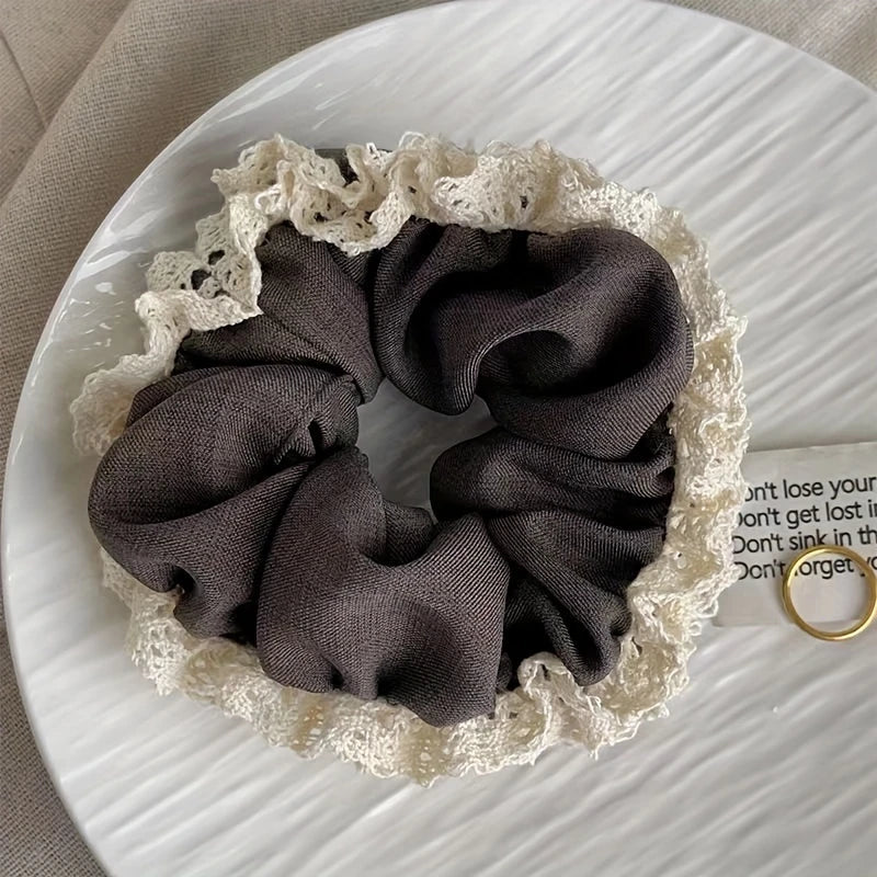 French Lace Scrunchies
