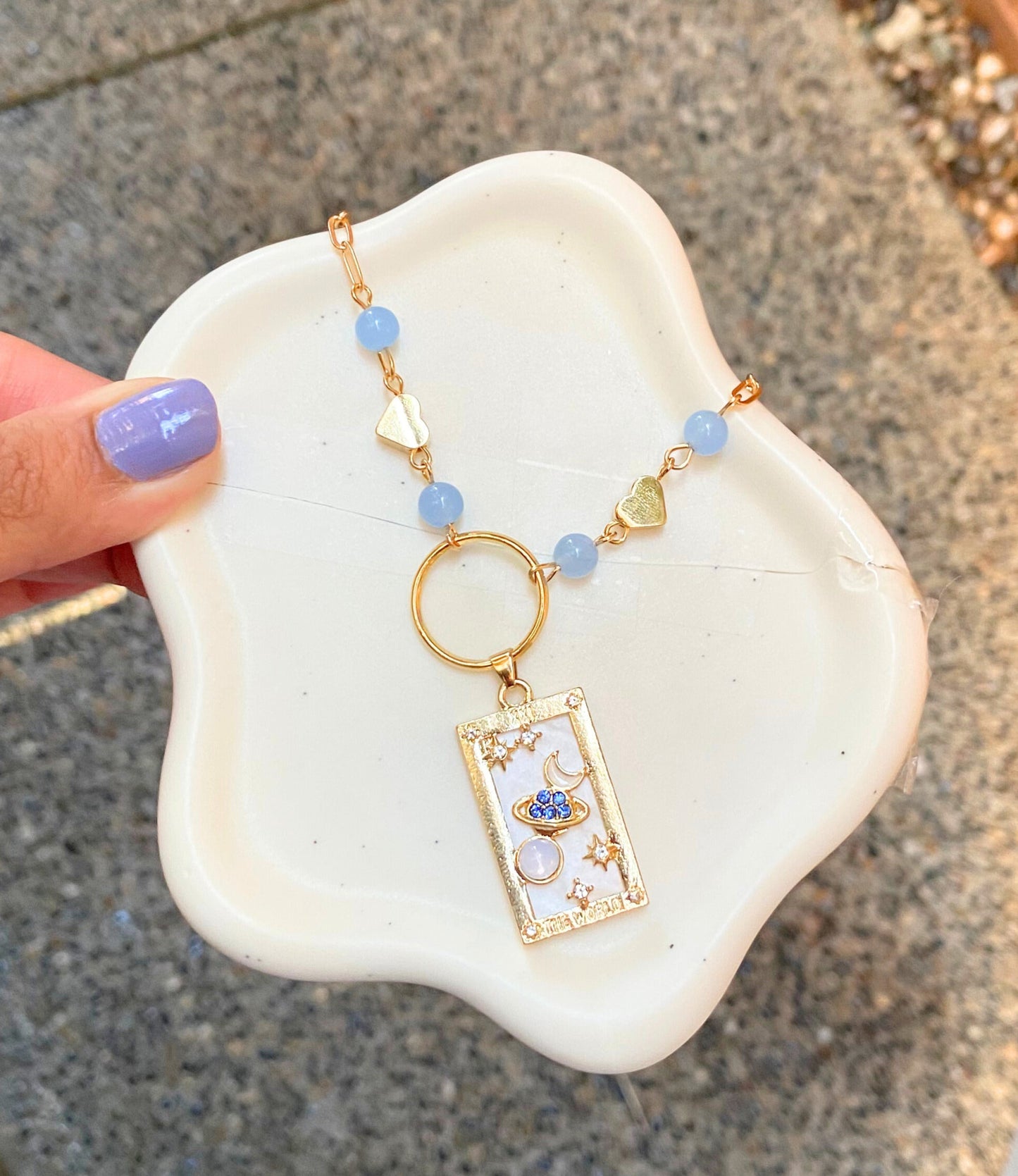 Blue Moon Necklace