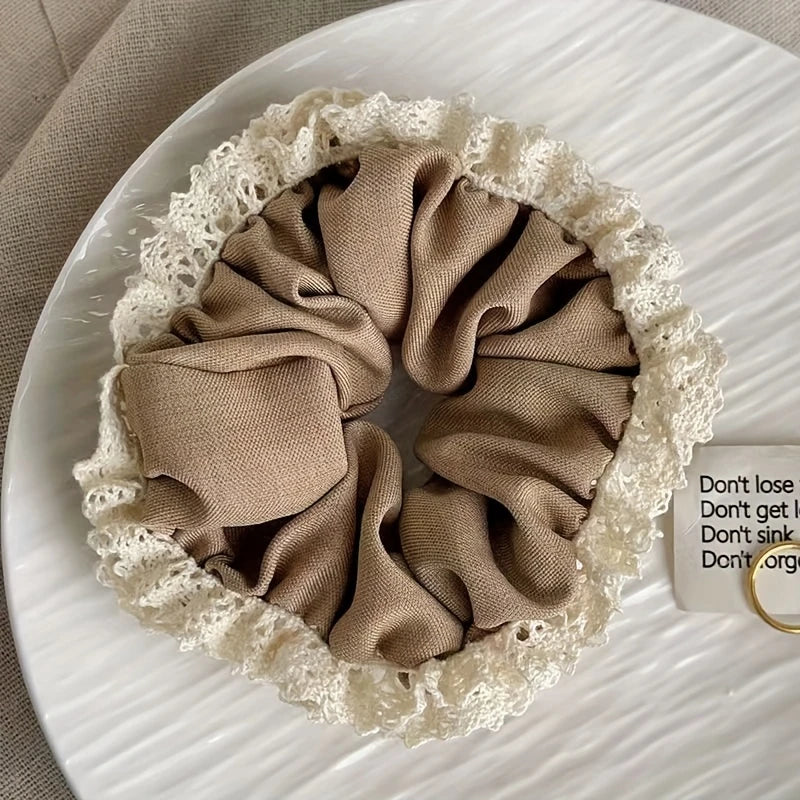French Lace Scrunchies