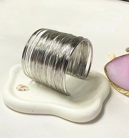 Retro Silver Bangles