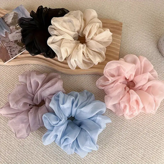 Big Pastel Lightweight Scrunchies