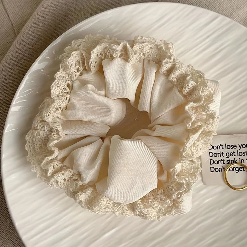 French Lace Scrunchies