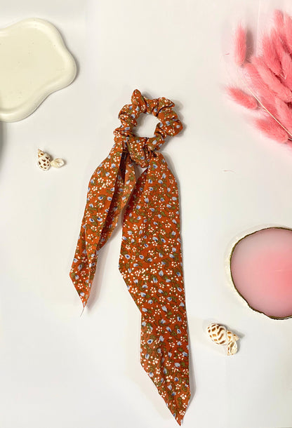 Bohemian Floral Ribbon Hairtie