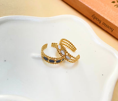 Velin Gold Open Rings